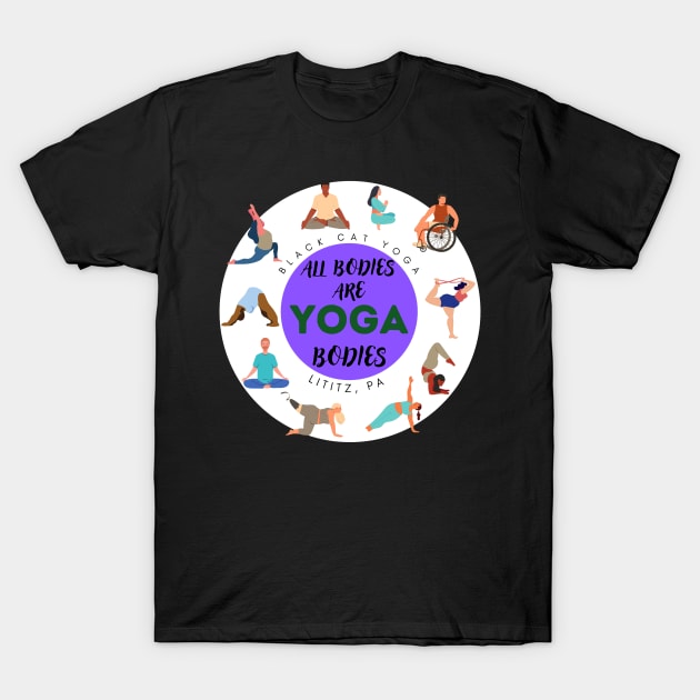 All Bodies Are Yoga Bodies T-Shirt by Jenny Jenny Yoga